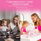 Kids Real Makeup Kit for Girls - 18Pcs Non-Toxic Washable Make Up Toys with Initial Toddler Purse - Personalized Birthday Gifts