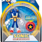 Sonic The Hedgehog 4 Articulated Action Figure Collection (Choose Figure) (Sonic with Star Spring)