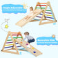 Yoleo Large Pikler Triangle Set 7-In-1 With Adjustable Height, Montessori Toddler Climbing Toys Indoor With Sturdy Base, Easy-Fo
