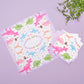 Wernnsa Girl Dinosaur Party Decorations -50 Pack Dinosaur Paper Napkins Pink Dinosaur Birthday Decorations Disposable Dino Paper Napkins For Kids Baby Girl 6.5 X 6.5 Inches