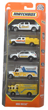 Mbx Matchbox 5 Pack Rescue