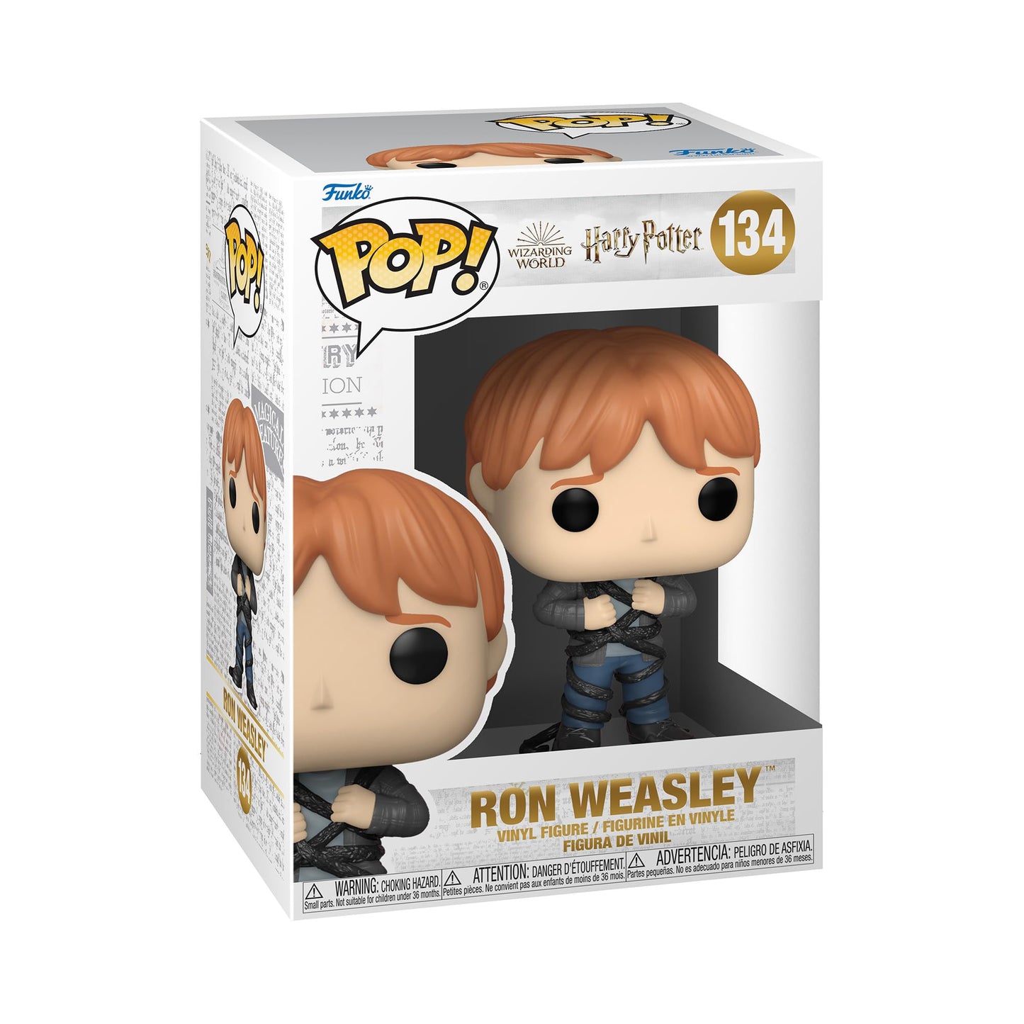 Funko Pop Harry Potter 20Th Anniversary - Ron In Devil'S Snare, Multicolor, (57368)