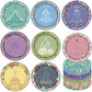 Daapiishuu 40 Pcs Princess Party Paper Plates 7 inch Disposable Princess Birthday Dessert Plates