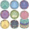 Daapiishuu 40 Pcs Princess Party Paper Plates 7 inch Disposable Princess Birthday Dessert Plates