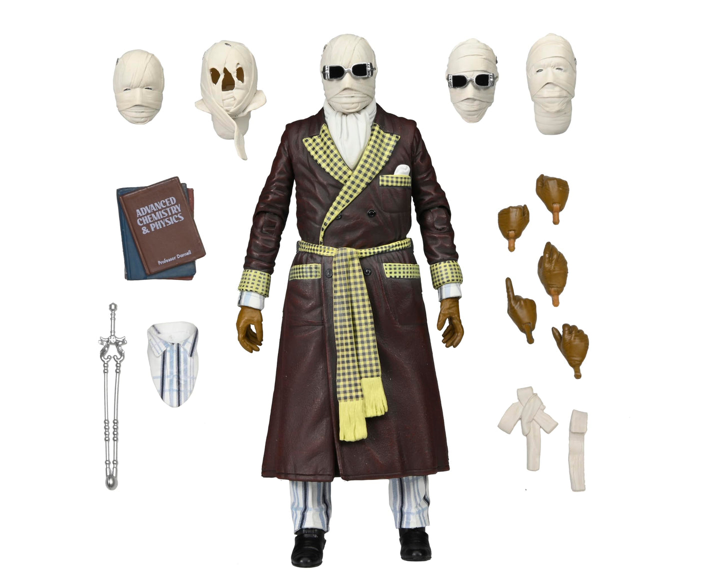 NECA - Universal Monsters - 7 Scale Action Figure - Ultimate Invisible Man Figure Kemp House