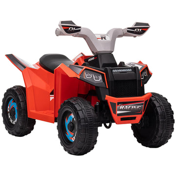 Aosom Kids Atv Quad Car, 6V Four-Wheeler Ride On Toy For Kids With Forward Backward Function, Wear-Resistant Wheels For Toddlers