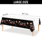 3 Pieces We Will Miss You Tablecloth Going Away Party Decorations Retirement Themed Table Cover Stars Disposable Plastic Table Cloth For Farewell Anniversary Party Supplies (Rose And Gold)