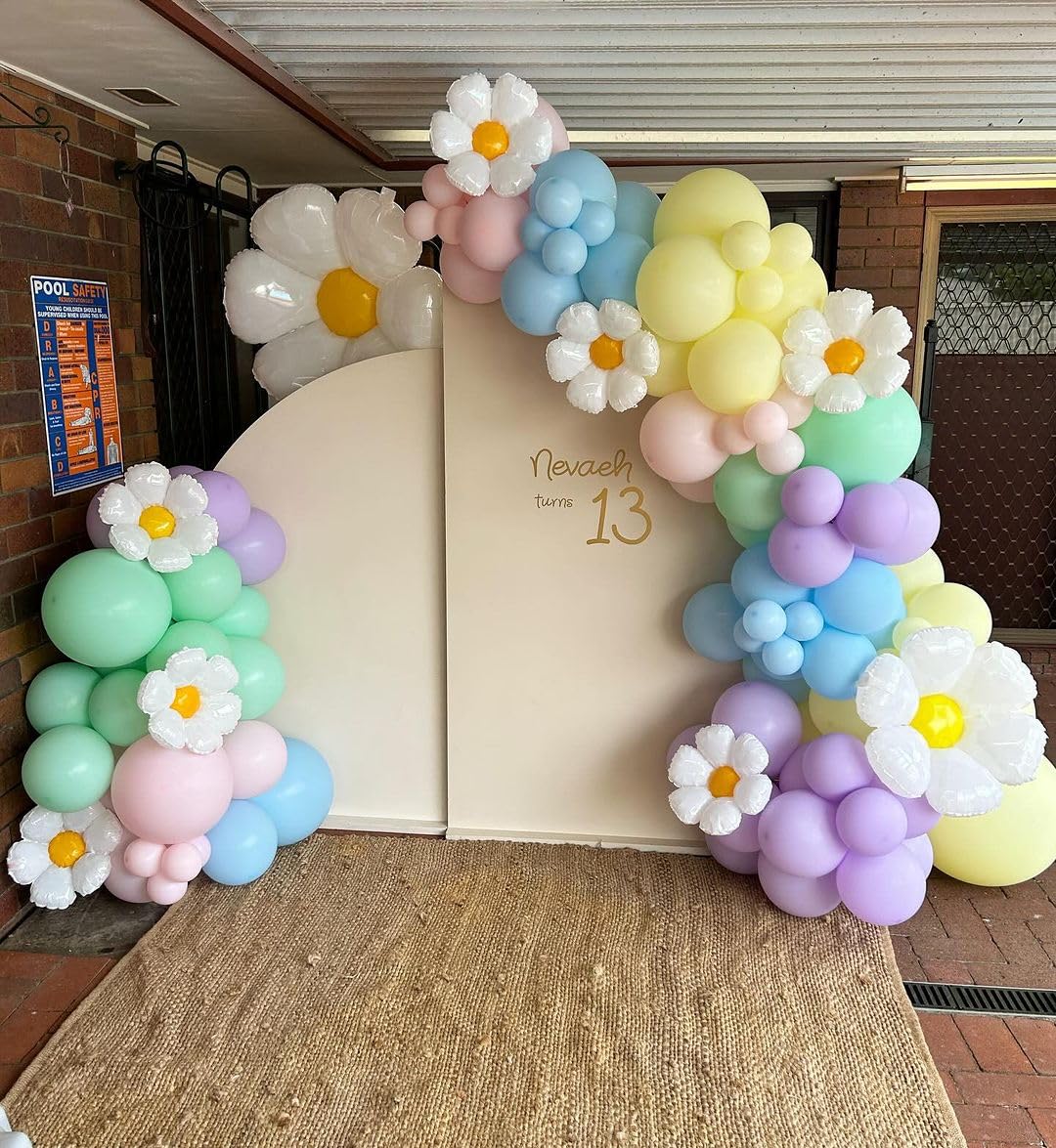 Pastel Yellow Balloons In Different Sizes 5 10 12 18Inch-134Pcs Pastel Yellow Balloons For Garland Arch