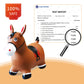 Hotmax Bouncy Horse, Inflatable Bouncing Animals Hopper For Toddlers Or Kids, Ride On Rubber Jumping Toys For Boy Or Girl Birthday Gift (Horse)