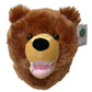 Adore 12" Brown Grizzly Bear Plush Stuffed Animal Wall Mount - Cozy Plush Décor, Model 2044