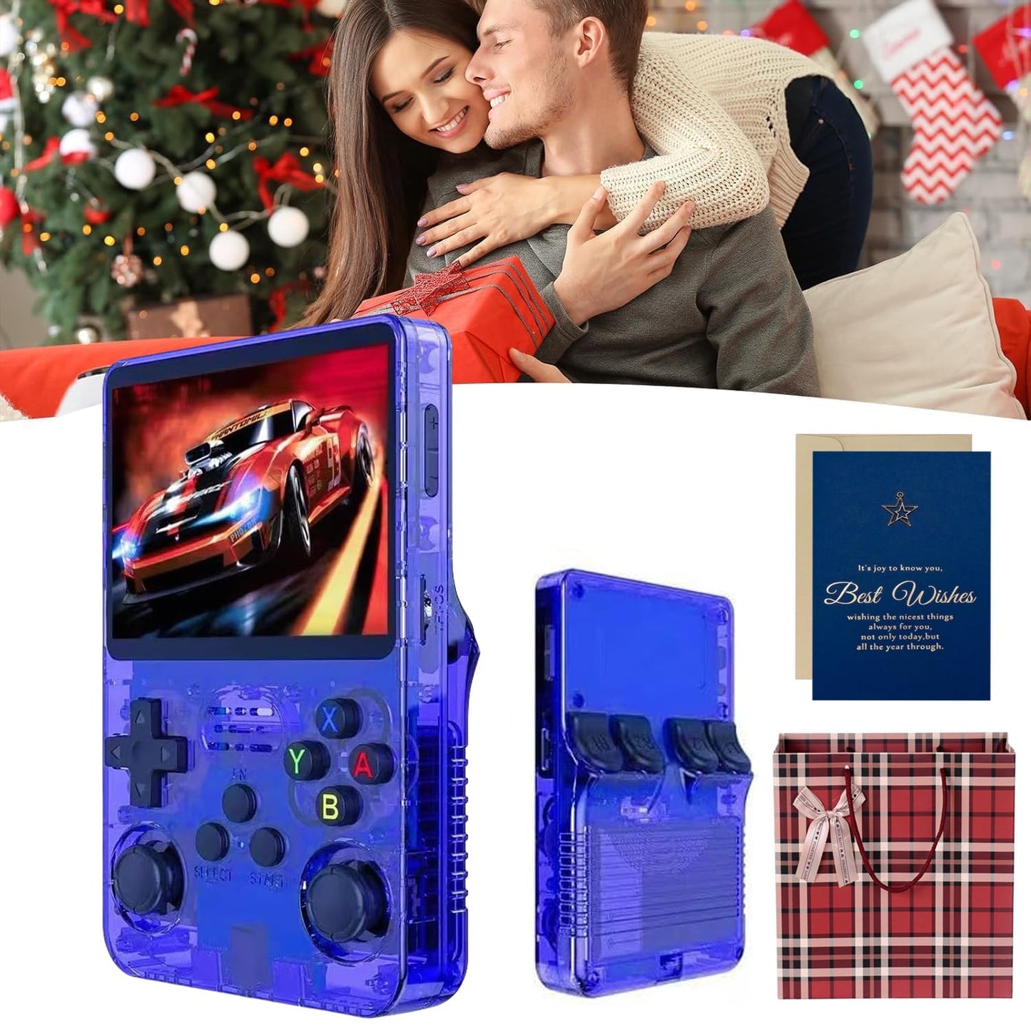 RetroBoy - Retro Boy Game Console, 2025 New Generation Professional-Grade R36s Handheld Console with 20000+ Games, 3.5-Inch Colo