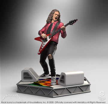 Knucklebonz - Kirk Hammett (Metallica) Limited Edition Collectible Statue (Only 3000 Created) - Rock Iconz, Officially Licensed, Includes Coa