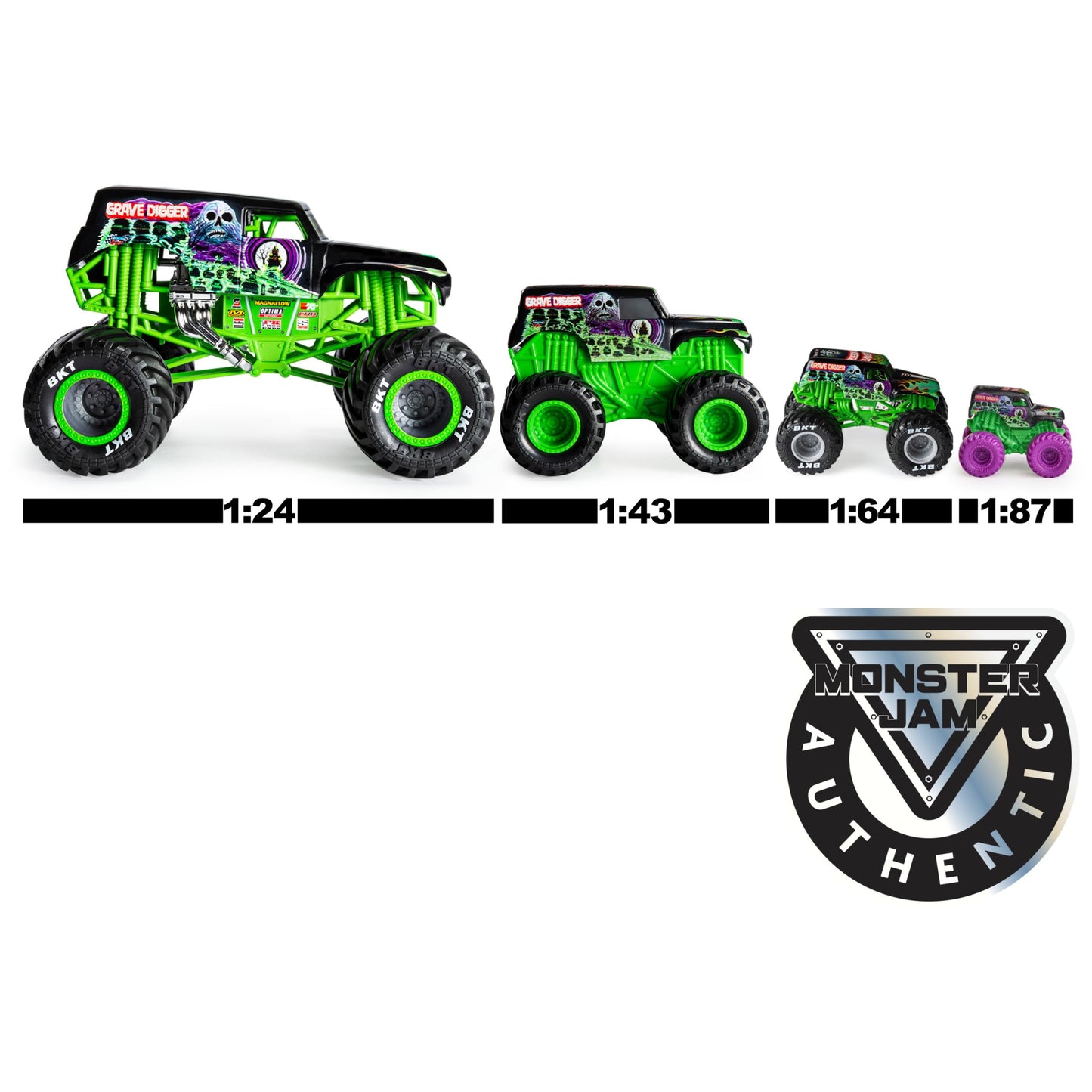 Monster Jam Official Sparkle Smash Monster Truck, Die-Cast Vehicle, 1:64 Scale, Multi Color, Model 20129344-6055924