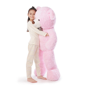 Poutmac 47 Inch Giant Teddy Bear Stuffed Animal Big Plush Teddy Bear Valentine'S Gift For Girlfriend Soft Stuffed Bear Animals F