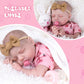 Aori Lifelike Reborn Baby Dolls Real Life Realistic Baby Dolls 20 '' Sleeping Newborn Baby Girl With Cherry Clothes For Girls 3+
