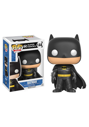 Funko Pop Heroes Classic Batman Action Figure - Vinyl, Standard Size, Black, Model 11496