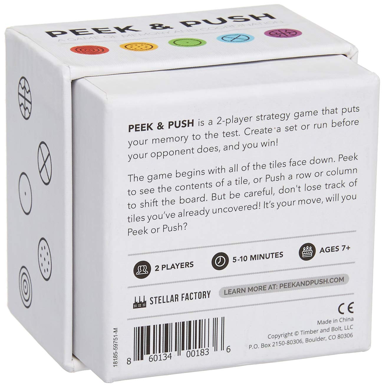 Stellar Factory Peek & Push: A Game Of Memory And Coordination