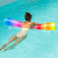 FindUWill Inflatable Swim Pool Noodles  2 Pack Soft Fabric Covered Large Swim Noodles for Floating  Pool Floats mature-themed for Pool  Lake  Beach (Rainbow & Colorful)