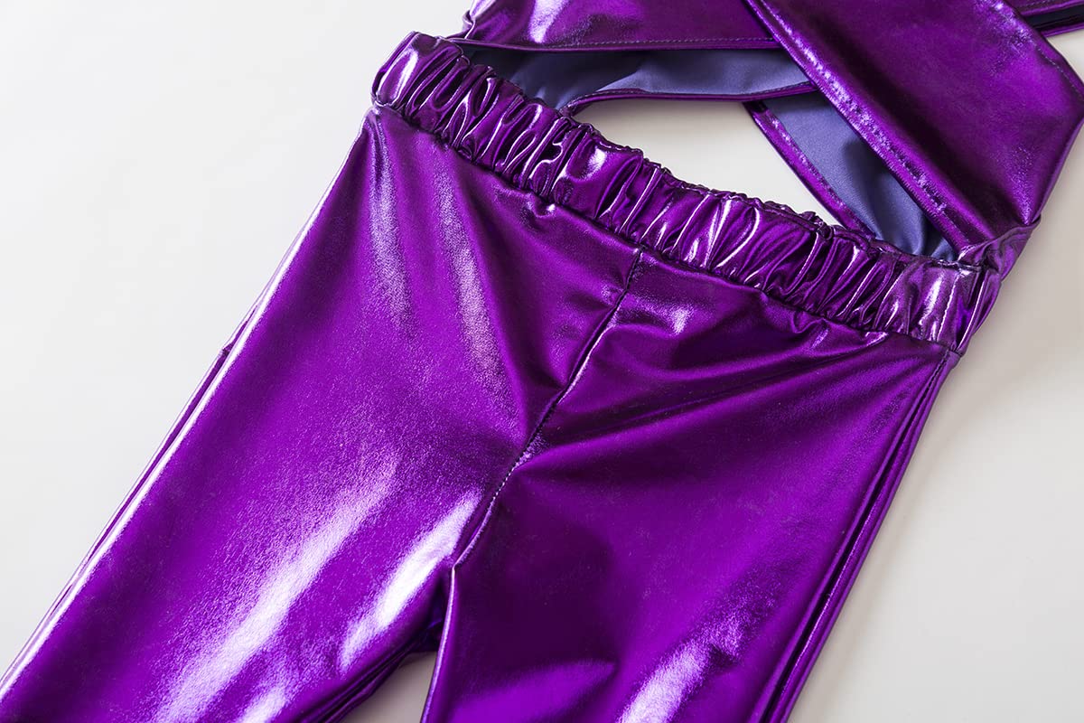 Ruikajia Selena Costume Selena Jumpsuit Costume Purple 5Years