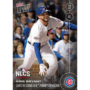Mlb Chicago Cubs Kris Bryant #613A Topps Now Trading Card