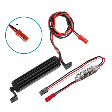 Rc Light Bar 15 Led 2.95 Inch Aluminum Rc Lights Rc Crawler Accessories For Axial Scx10 Traxxas Trx4 Trx4M Arrma Senton Redcat G