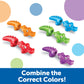 Learning Resources Snap-n-Learn Alphabet Alligators Fine Motor Toy, 26 Double-Sided Pieces, Medium, Multi-color, Model LER6704