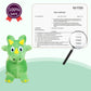 INPANY Bouncy Dinosaur Hopper Toy, Green Plush Triceratops, Medium Size, Inflatable Ride-On for 2-4 Year Old Kids, Indoor/Outdoor Fun