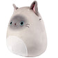 Squishmallows Original 10-Inch Felton The Siamese Cat Plush Toy - Soft Polyester Stuffed Animal - Multi-color - Collectible Gift for Kids