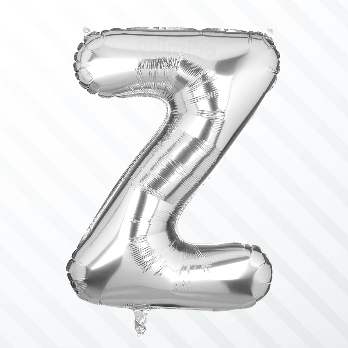 Flyloons Silver Z Alphabets Letter Foil Balloons Perfect for Birthday Decoration Items, Anniversary, Bachelorette, Wedding, Fare