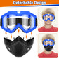 Pokonboy 2 Pack Detachable Masks, Tactical Mask With Goggles Compatible With Nerf Rival, Apollo, Zeus, Khaos, Atlas, & Artemis Blasters Rival Mask