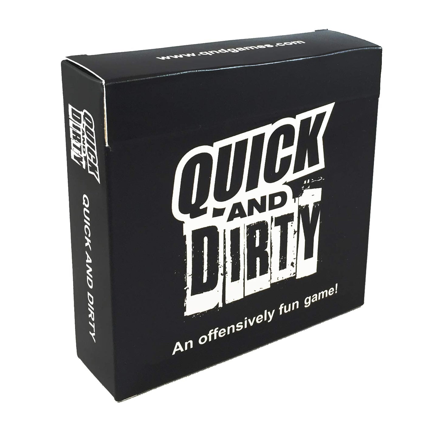 Quick And Dirty Comedy Game - Fun Social Card Game, Black, Model 25945657