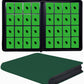 16 Pocket Card Binder  1000+ enhanced Zip Trading Card Binder  Double Sided Pocket Card Binder Album  Ringless Card Folder for MTG  TCG  Sports Card (Green  16Pockets)