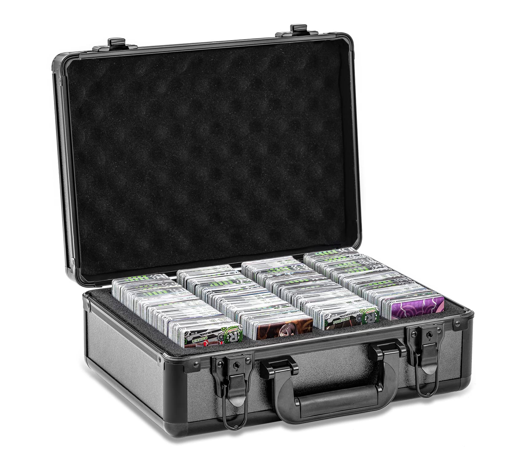 Game Trading Card Storage Case Compatible With Mtg, Football, Baseball, And More Card Games Fits Up To 2500 Loose Unsleeved Card