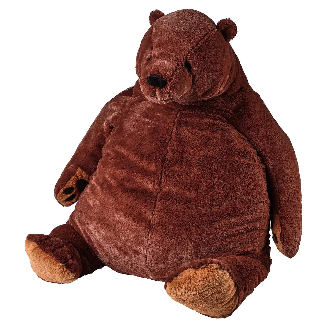 Yeqivo Giant Djungelskog Bear Plush Toy - Huge 31.5" Soft Brown Stuffed Animal for Kids & Girlfriend - PP Cotton Material