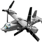 Apostrophe Games V-22 Osprey Tiltrotor Aircraft Building Block Set - 460 Pieces