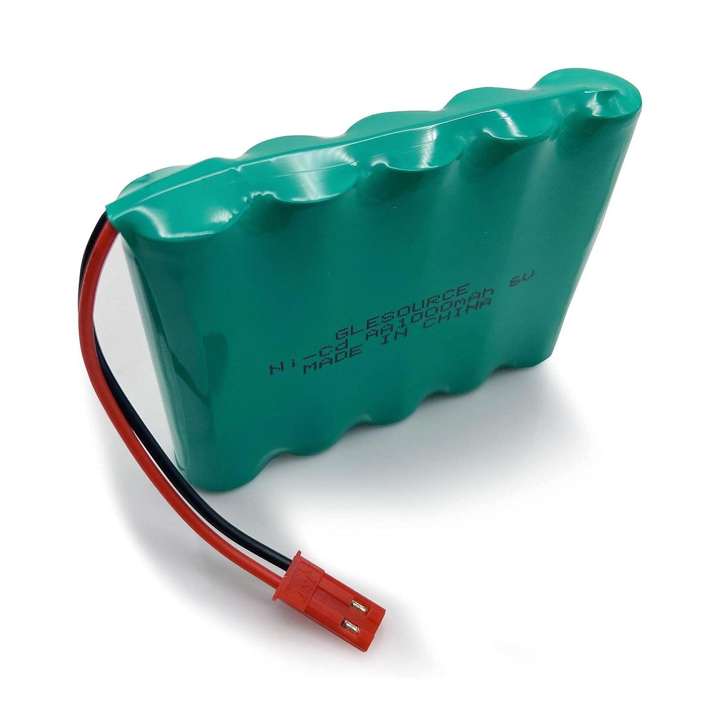 GLESOURCE 2 Pack 6V 1000mAh AA Battery Pack with JST Plug & USB Charger for RC Vehicles