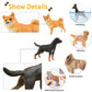 Eoivsh 12Pcs Realistic Dog Figurines Toy, Plastic Puppy Figures Set, Dogs Figures Cake Toppers Birthday Gift For Kids Toddlers