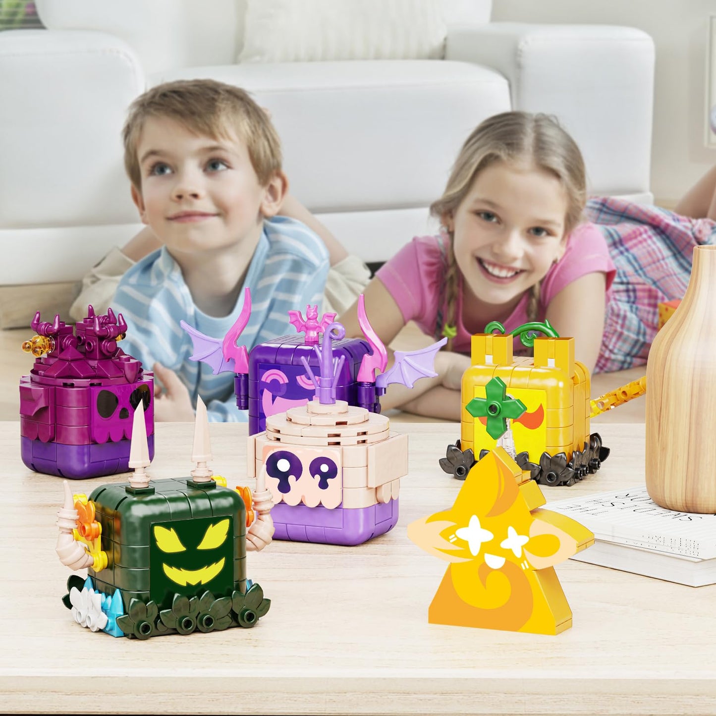 Fruits Toy Building, Fruits Anime Game Blox Toy Cute Building Set, Fruit Building Compatible With Lego, Ideal Birthday Party Pre