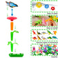 Leetous Birthday Toys Gifts For 2 3 4 5 6 Years Old Toddlers Boys Girls (167Pcs), Dinosaur Flower Garden Building Blocks,Fine Mo
