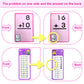 Limque Addition and Subtraction Flash Cards - 102 Reusable Educational Math Cards for Kids Ages 3+ | Fun Learning & Games