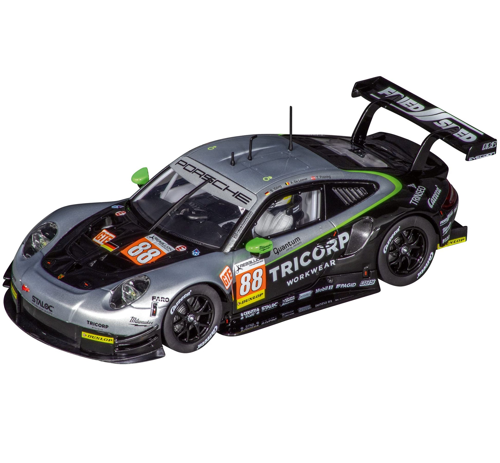 Carrera 23930 Porsche 911 Rsr Proton Competition No.88 1:24 Scale Digital Slot Car Racing Vehicle Digital Slot Car Race Tracks