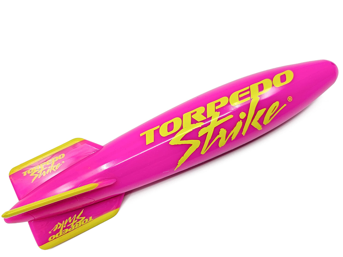 Torpedo Strike Spinfin 10.25'' Large Pool Torpedo Rocket Spins & Glides Up To 30 Feet Like Underwater Football For Under Water P