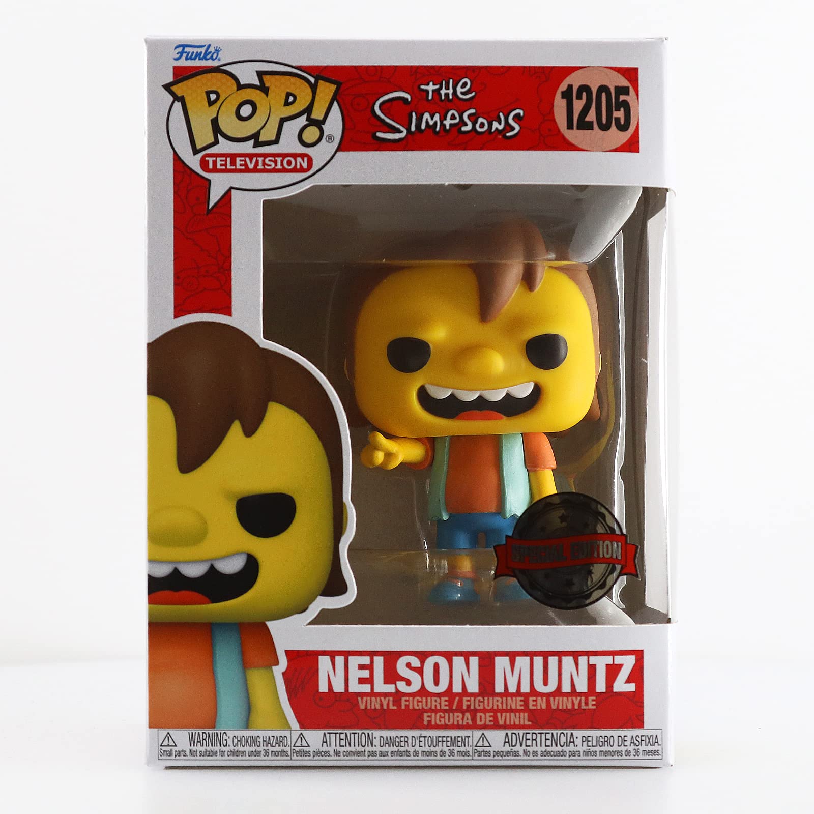 Funko The Simpsons Pop! Television Nelson Muntz Vinyl Figure Hot Topic limited availability Multi None