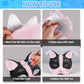 Draupnir 6Pcs Therian Mask Kit Cat Fox Mask with Felt Fabric Sheet, Fur and Eye Mesh, DIY Blank White Paper Cat Face Mask to Pai