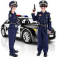 Police Officer Costume For Kids - Police Uniform With Accessories, Police Costume For Boys Girls, Cop Outfit Police Costume Dres