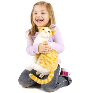 Tigerhart Tobias The Orange Tabby Cat - 12 Inch Stuffed Animal Plush