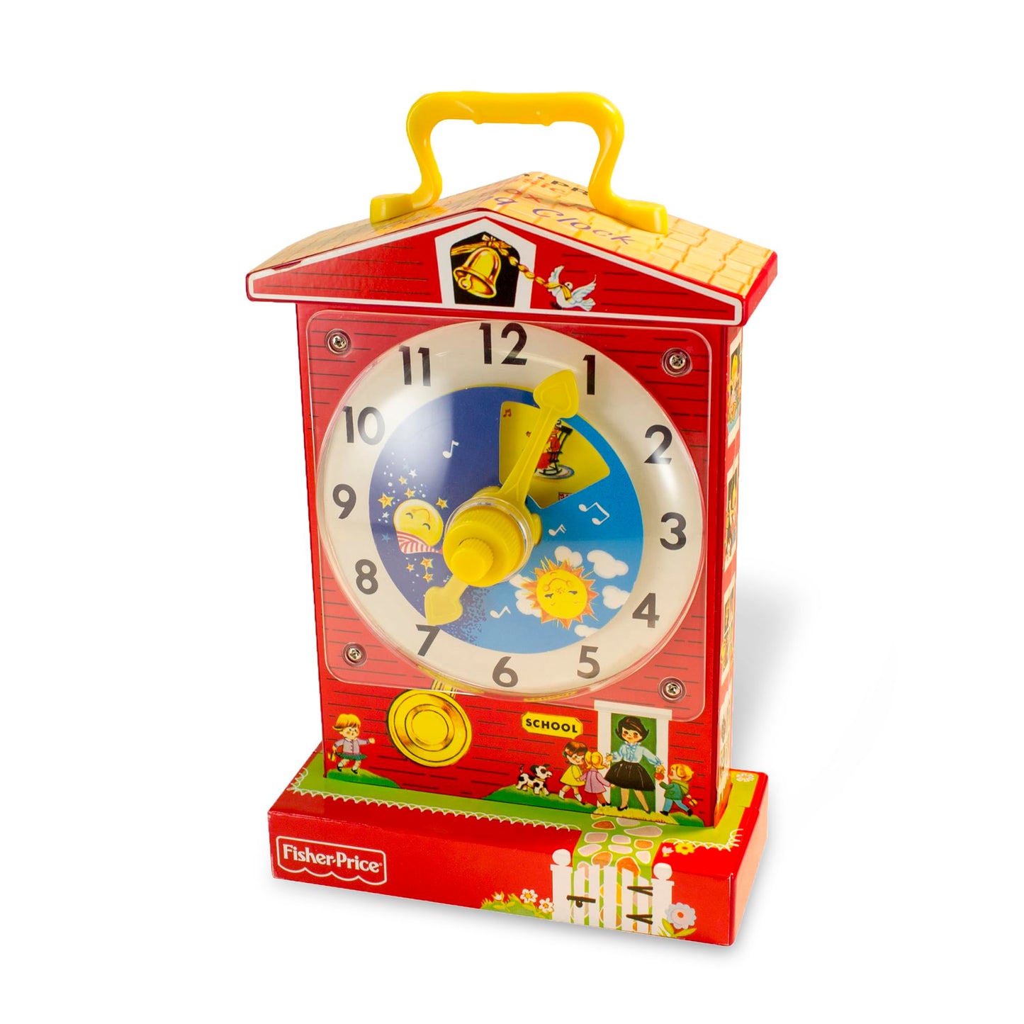 Basic Fun Fisher Price Classic Teaching Clock - Plastic, Model 1698, 1 EA