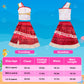 Meland Princess Dress Up for Girls - Princess Costume for Girl Dress Up & Pretend Play, Kids Princess Dress for Toddler 3-8(5-6