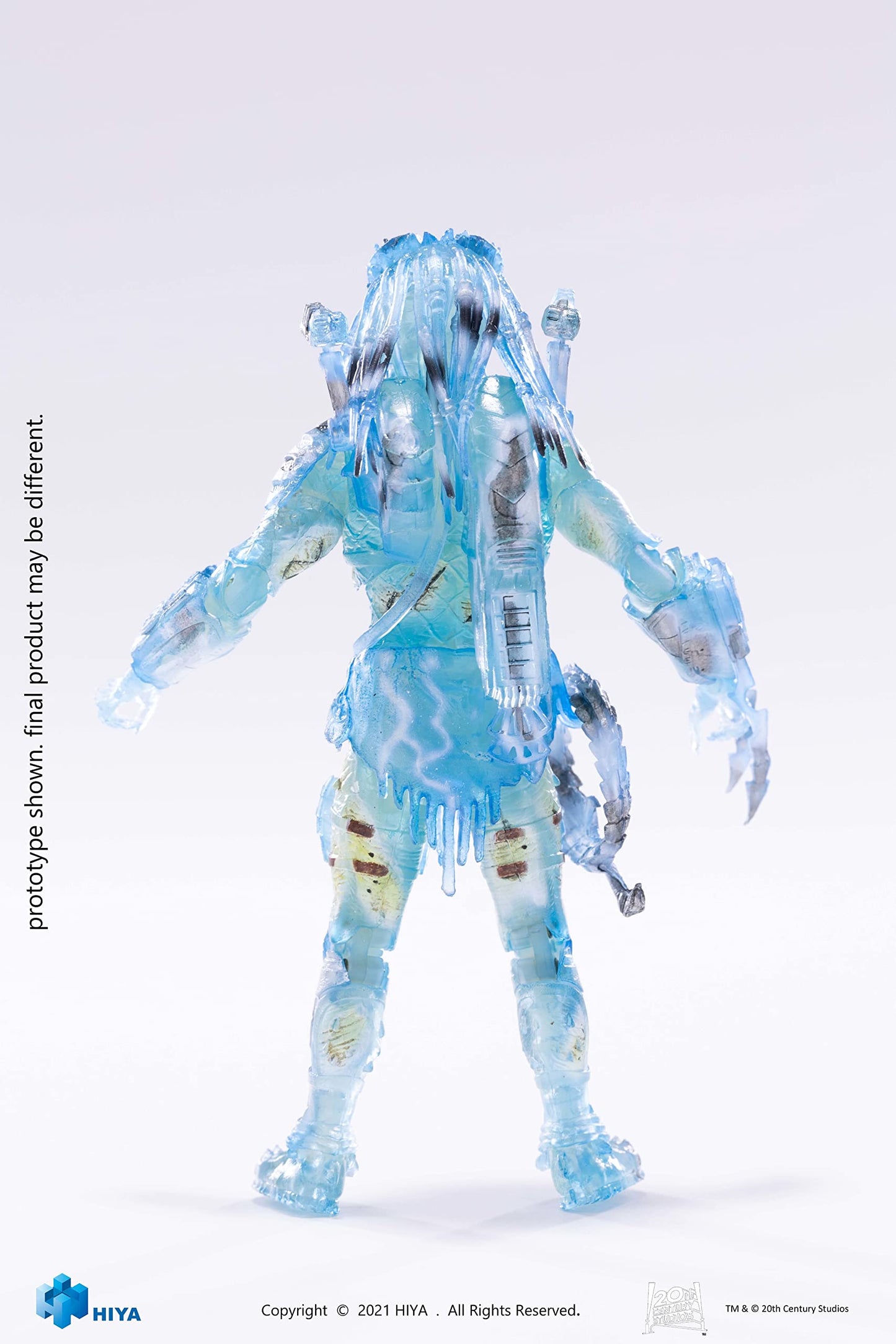Hiya Toys Alien vs Predator Wolf Predator Figure 1:18 Scale, Multicolor, Model EMP0096, PVC Material