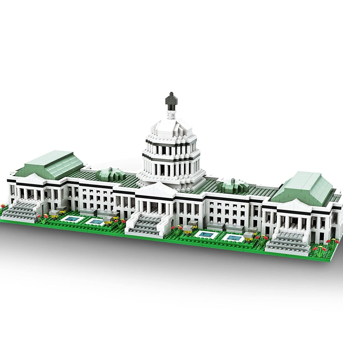 SEMKY Micro Mini Blocks United States Capitol Famous Landmark Model Set (2888Pieces) -Building and Architecture Toys Gifts for Kid and mature-themed